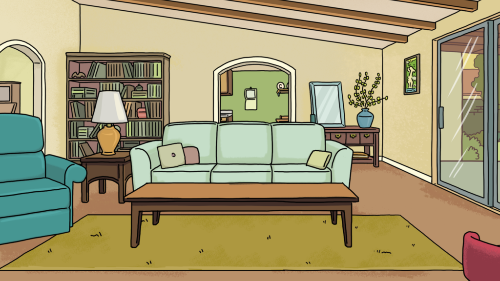 Rick and Morty Interior | Hest